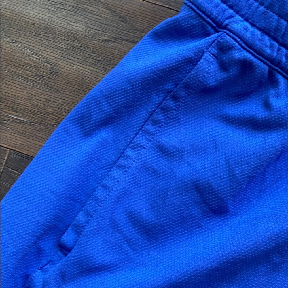 Adidas Athletic Shorts Boys Size XL Blue and Black - Picture 3 of 6